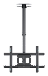 ONKRON Ceiling mount for TV 32"-80" max 68 kg, tilt-swivel, black
