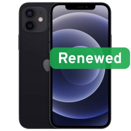 Apple Renewed Grade C Apple iPhone 12 Black 6.1 " Super Retina XDR A14 Bionic 4 iOS