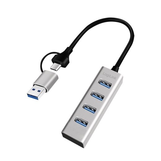 Logilink USB3.0 hub,4xUSB-A, 5Gbit/s