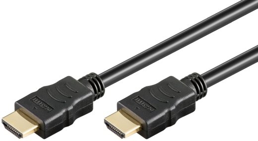 Goobay 80101 HDMI High-Speed Cable with Ethernet Soft 1 m