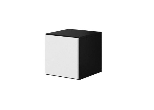 Cama full storage cabinet ROCO RO5 37/37/39 black/black/white