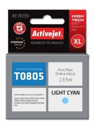 Activejet AE-805N Ink (replacement for Epson T0805; Supreme; 13,5 ml; light blue)