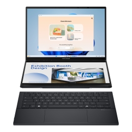 Asus Zenbook Duo UX8406CA-PZ009W Basalt Gray 14 " OLED Touchscreen 3K 2880 x 1800 pixels Glossy Intel Core Ultra 9 285H 32 LPDDR5X Solid-state driv...