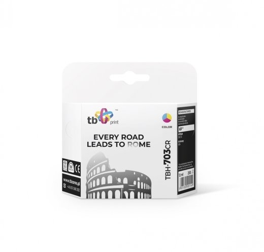 Ink HP DJ D730/F735 Color remanufactured TBH-703CR (HP No. 703 CD888AE)