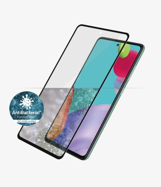 PanzerGlass Samsung Galaxy A52 Black/Transparent Antifingerprint screen protector