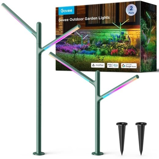 Govee H7086 RGBICWW LED Garden Lights RGBWW, 1100 lm, 2.4 GHz Wi-Fi + Bluetooth, IP66