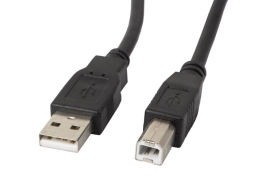 Cable USB 2.0 AM-BM 1.8M black