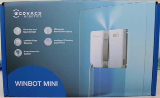SALE OUT. Ecovacs Windows Cleaner Robot WINBOT MINI GREY Corded Grey DEMO
