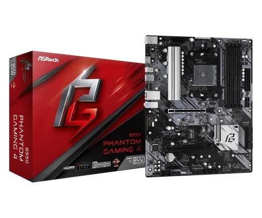 Motherboard B550 Phantom Gaming 4 AM4 4DDR4 HDMI M.2 ATX