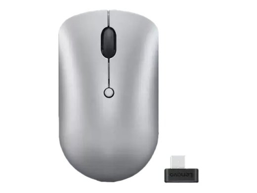 Lenovo Compact Mouse 540 Wireless Red optical sensor 2.4 GHz via USB-C Cloud Grey 1 year(s)