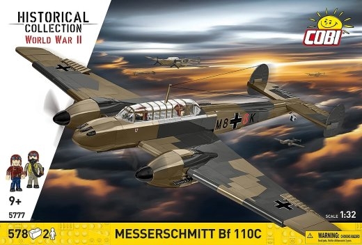 Blocks Messerschmitt BF 110C 578 pieces