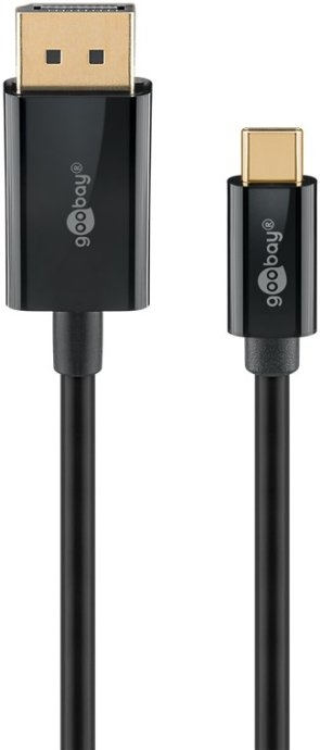 Goobay USB-C to DisplayPort Cable 4K at 60 Hz, 1 m 75704