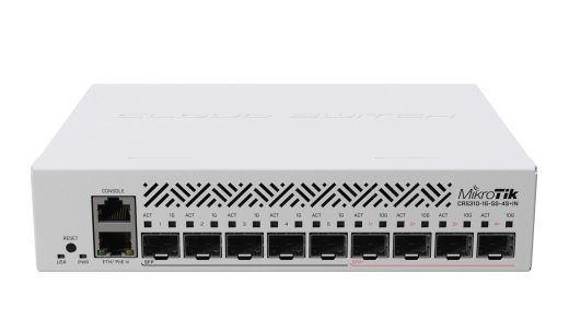 Switch MIKROTIK CRS310-1G-5S-4S+IN Type L3 PoE ports 1