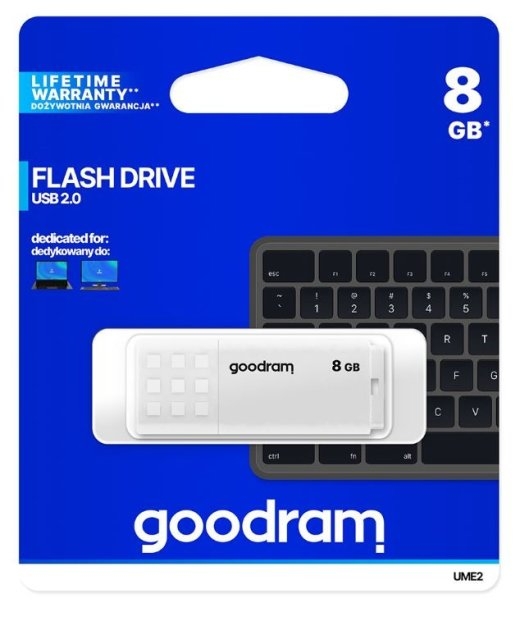 Pendrive UME2 8GB USB 2.0 white