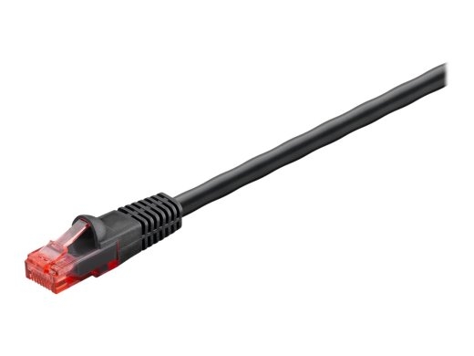 Goobay Outdoor Patch Cable CAT 6/6A, U/UTP AWG 24/1 Length: 20 m Black