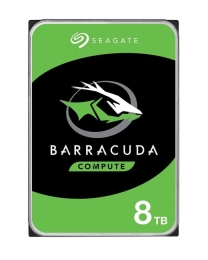 Seagate BarraCuda internal hard drive 8 TB 5400 RPM 256 MB 3.5" Serial ATA III (ST8000DM004)