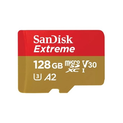 SanDisk Extreme 128 MicroSDXC UHS-I Class 10