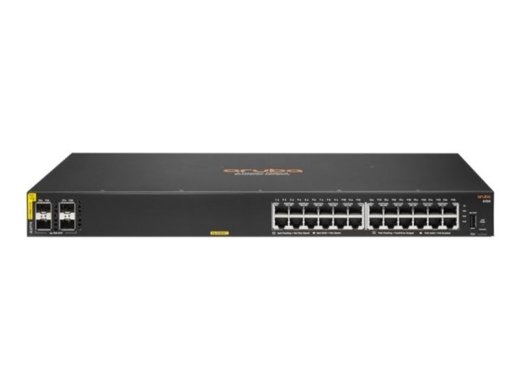 HPE Aruba 6100 24G Class4 PoE 4SFP+ - switch - 28 ports - managed - rack-mountable