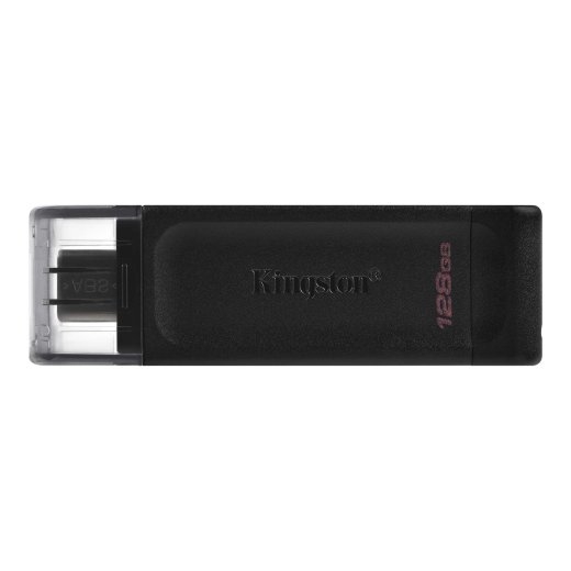 Kingston USB Flash Drive DataTraveler 70 128 USB Type-C Black