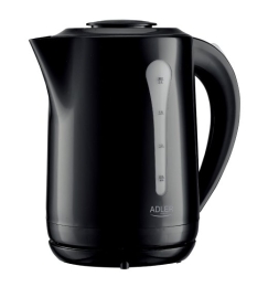 Adler Kettle AD 1244 Electric 1850 W 2.5 L Plastic 360° rotational base Black