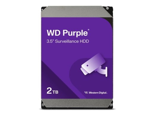WD Hard Drive Purple Surveillance WD23PURZ - 2 TB - 3.5" - SATA 6 /s