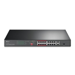 Switch TP-LINK Desktop/pedestal 16x10Base-T / 100Base-TX PoE+ ports 16 TL-SL1218P
