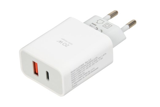 Wall charger iBOX C-36 GaN PD20W, white
