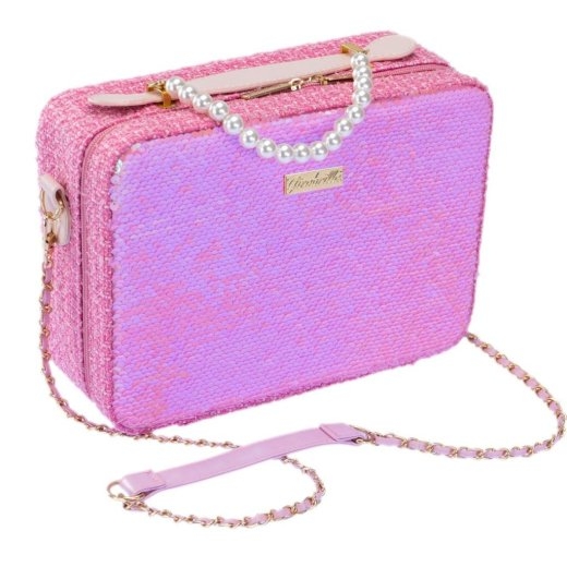 Suitcase Make-up dark pink