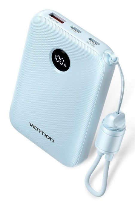 POWER BANK USB 10000MAH 22.5W/BLUE FKAL0-C VENTION