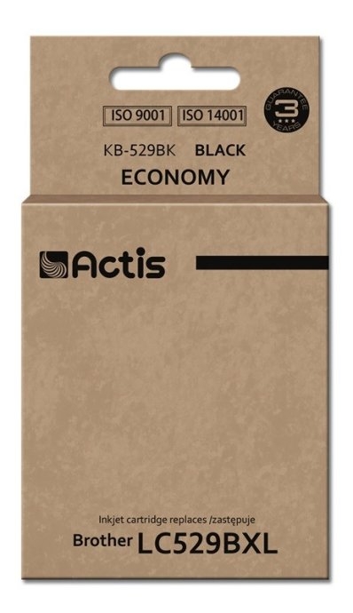 Actis KB-529Bk Ink (replacement for Brother LC529BK; Standard; 58 ml; black)