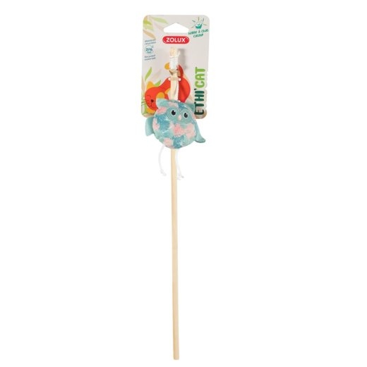 ZOLUX Ethicat Owl fishing rod - toy for cat - 40cm