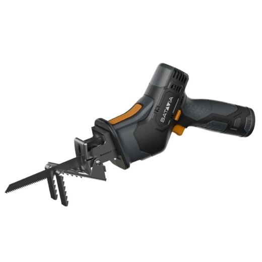 Batavia B.V. 12V Cordless Reciprocating Saw - Fixxpack 2.0 Set (incl. 2.0Ah Battery & USB-C charging Cable)