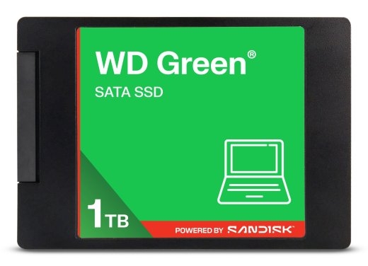SSD SANDISK Green 1000 Serial ATA III Read speed 545 MB/s 2.5" WDS100T5G0A-00CPT0
