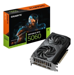 Graphics Card GIGABYTE NVIDIA GeForce RTX 5060 2512 MHz 8 GDDR7 128 bit PCI Express 5.0 Active GV-N5060WF2MAXOC-8GD