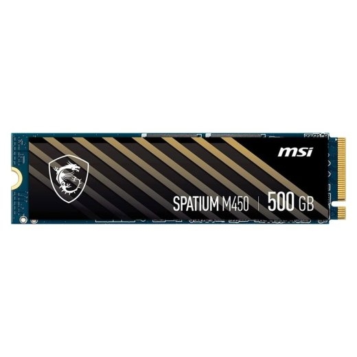 MSI SSD SPATIUM M450 - 500 - M.2 2280 - PCIe 4.0 x4 NVMe
