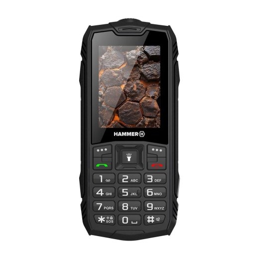 SALE OUT. Hammer ROCK LTE Black 2.4 " IPS 48 MB 128 MB 3G Main camera resolution 2 MP 3000 mAh USED, REFURBISHED, WITHOUT ACCESSORIES