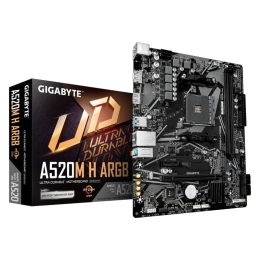 GIGABYTE Mainboard A520M H ARGB - Micro ATX - Socket AM4 - AMD A520