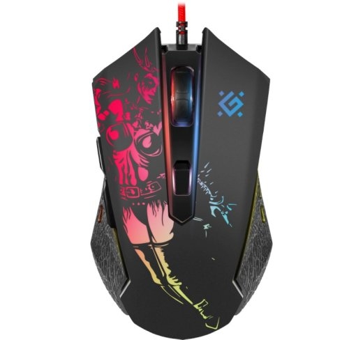 Gaming, optic, wired mouse DEFENDER GM-933 SIN'SISTER 7200dpi 6P RGB