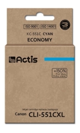 Actis KC-551C Ink (replacement for Canon CLI-551C; Standard; 12 ml; cyan)