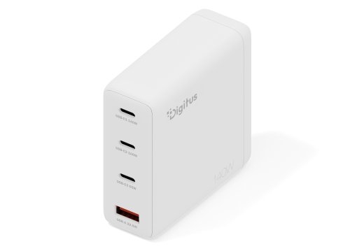 Digitus USB GaN Charger 140W, 3x USB-C, 1x USB-A DA-10305