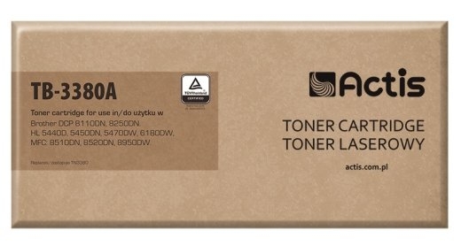 Actis TB-3380A Toner (replacement for Brother TN-3380; Standard; 8000 pages; black)