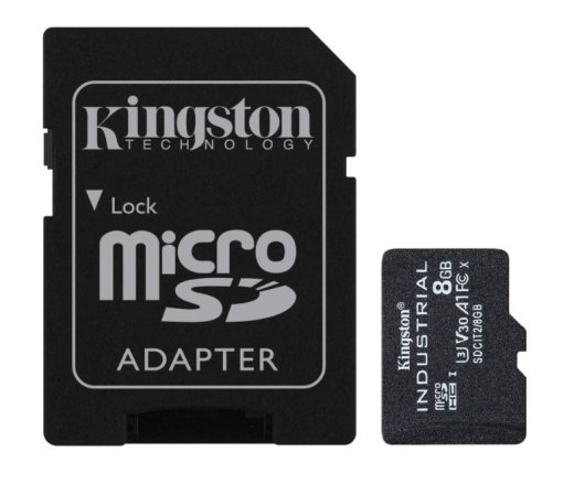 Memory card microSD 8GB CL10 UHS-I Industrial without adapter
