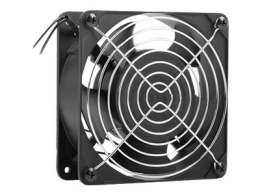 Lanberg Fan for 10"/19" rack wall-mount cabinet 230V, 120x120x38 mm AK-1501-B Black