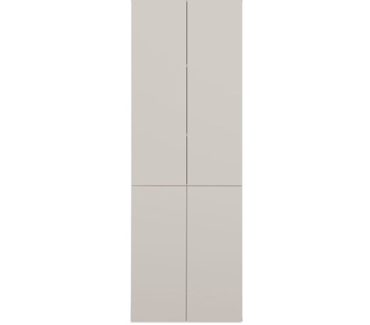 BATHROOM CABINET NEL DD 1K BASKET CASMERE COLOUR LONG DOORS