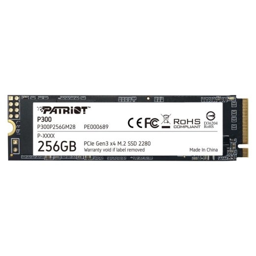 Patriot SSD P300 - 256 - M.2 2280 - PCIe 3.0 x4 NVMe