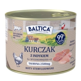 BALTICA Smaki regionów Chicken with turkey - wet cat food - 185g