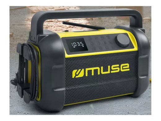 Muse M-928 BTY Jobsite Radio speaker Waterproof Bluetooth Wireless connection Portable NFC features Black/Yellow