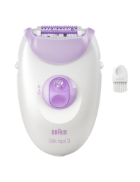 Braun Epilator SE3-000 Silk épil 3 Number of power levels 2 White/Purple