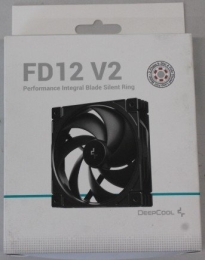 SALE OUT. Deepcool cooling fan R-FD12V2-BKNPN1-G Deepcool Cooling Fan FD12 V2 Black DAMAGED PACKAGING