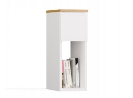 GALAX 20/1S WHITE/ARTISAN BEDSIDE TABLE